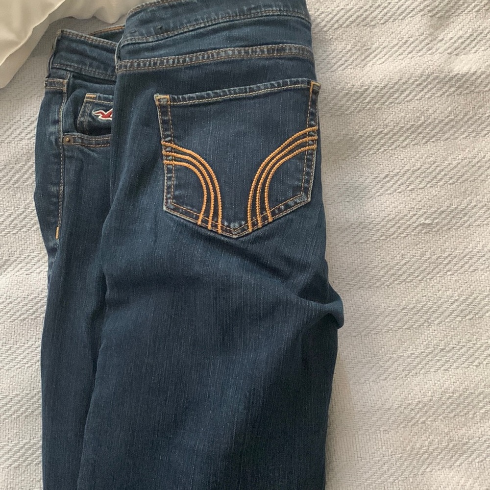 Hollister size 11R dark wash skinny jeans
